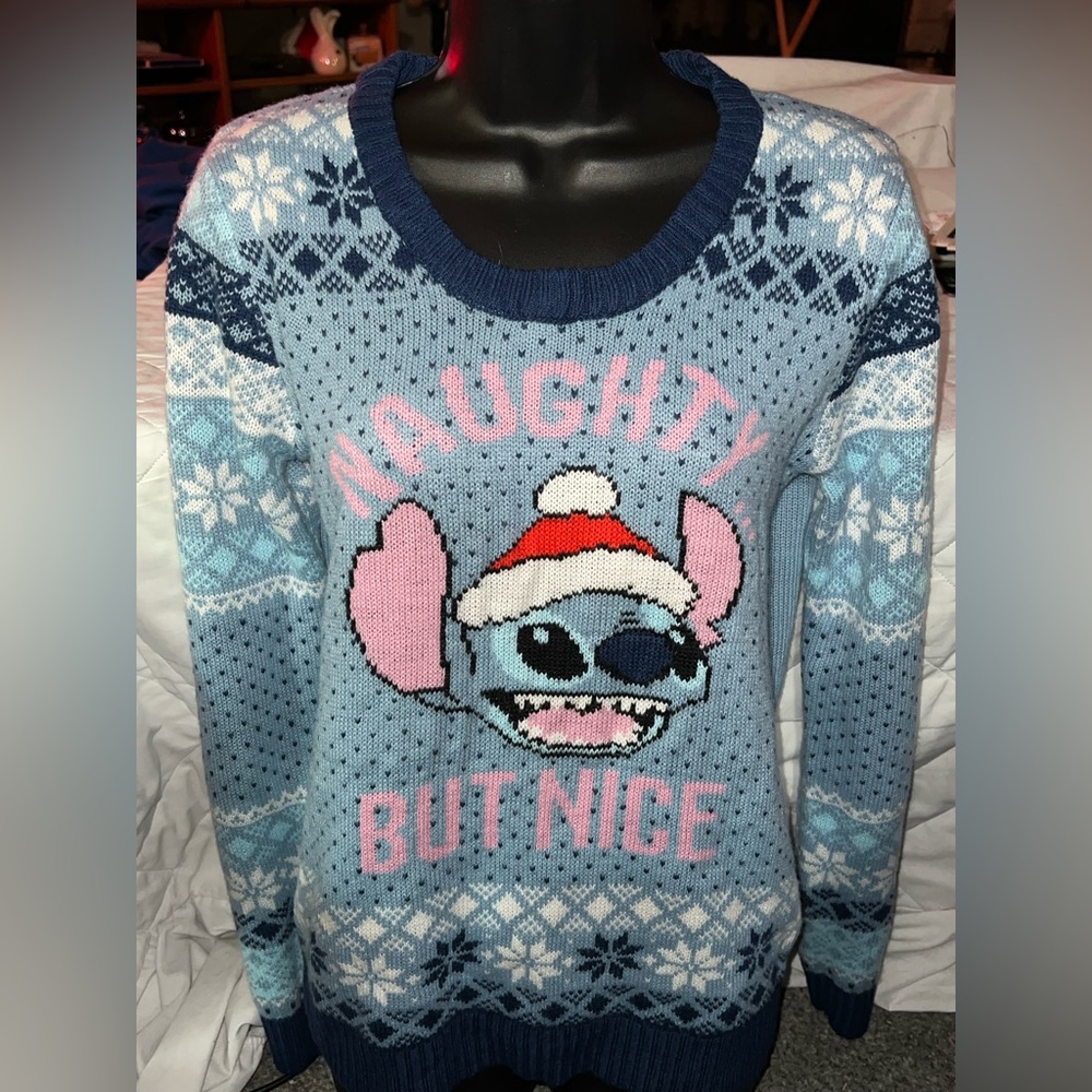 Disney Stitch Christmas Sweater
